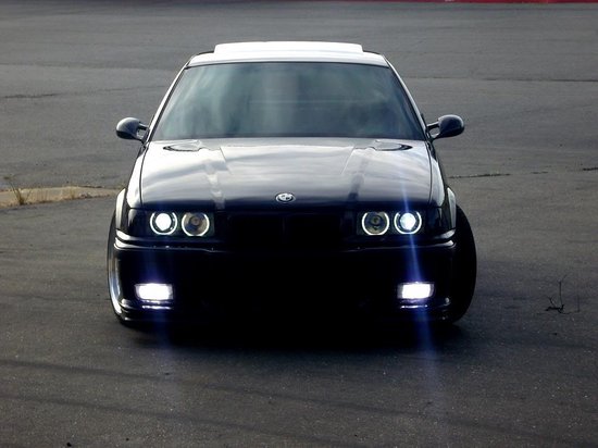 LED Angel Eyes Convient pour BMW E36 Ensemble complet BMW Angel Eyes Anneaux Cotton SUPER BLANC