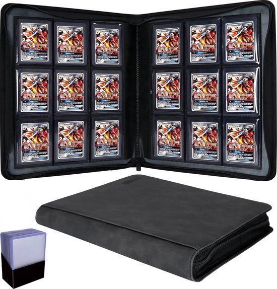 xxl card binder 16-Pocket Exo-Tec® Zip Binder XXL – Vault X US