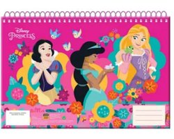 Disney Princess - A4 - Spiraal - schetsboek - 30 pagina's - tekenblok
