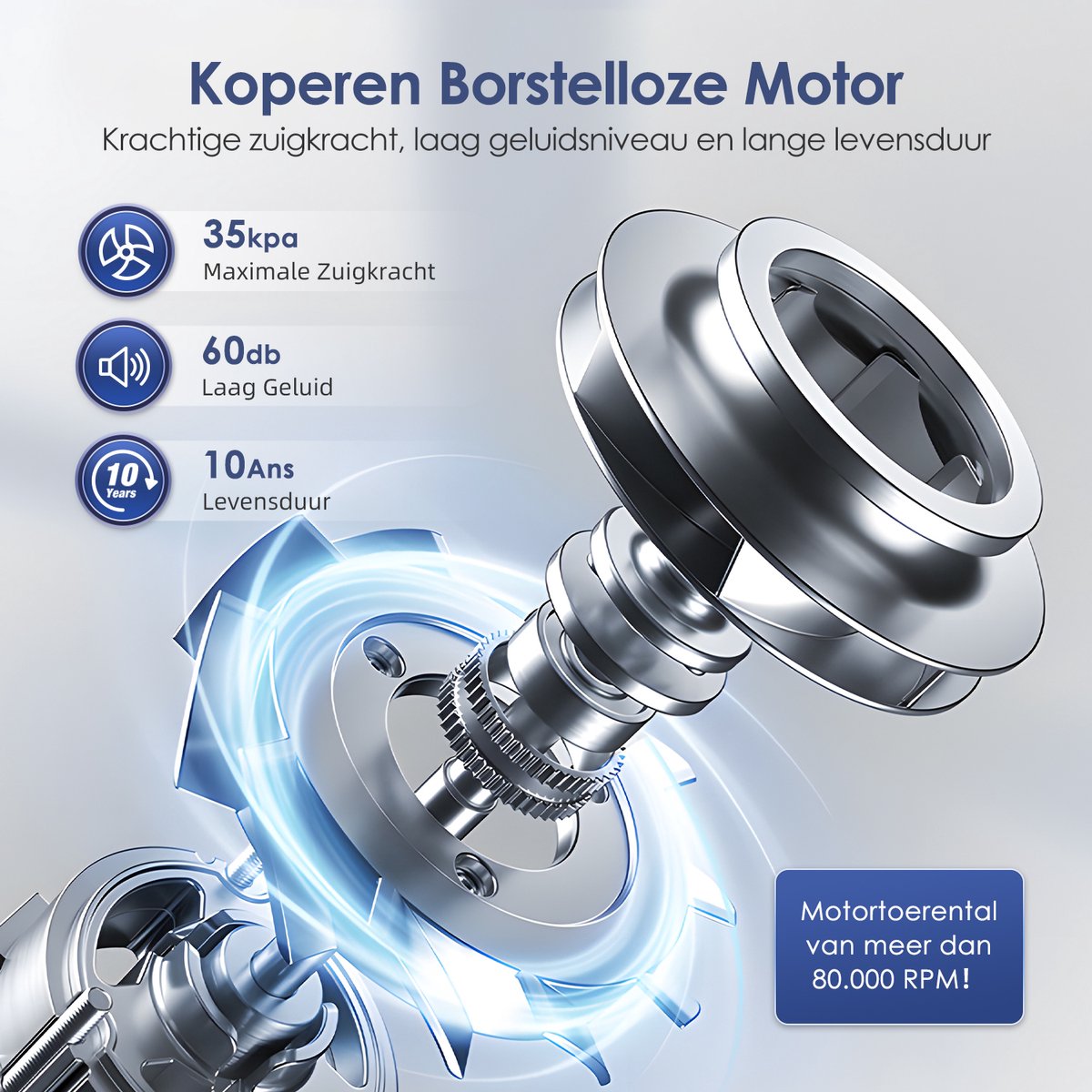 Elekiatech Elekiatech Rood Steelstofzuiger - afbeelding 2