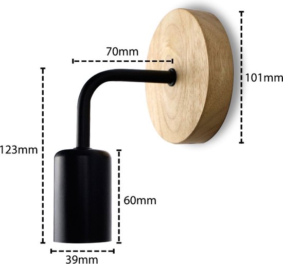 Wandlamp industrieel zwart | Lustra – De Lampfabriek Wandlamp industrieel zwart | Lustra – De Lampfabriek