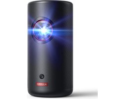 Anker Nebula Capsule 3 Laser – Draagbare Smart Mini Projector – 1080p Full HD – 300 ANSI Lumen – Laserprojector – Autofocus – 120-inch Beeld – Ingebouwde Batterij met 2,5 Uur Speeltijd – Dolby Digital – Zwart