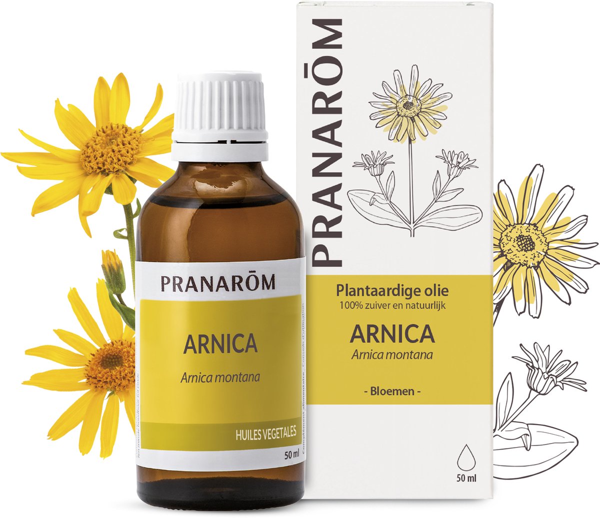 Pranarom - Arnica Plantaardige Olie - 50 ml