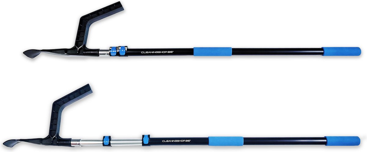 Goedkoopste Professioneel dakgootreiniger met telescoop dakgoot - dakgoottrekker - dakgootschep - dakgootreiniger met steel - dakgootreiniger met telescopische steel - telescoop - bladvanger - dakgoot - dakgoot reinigen - dakgoot schoonmaken - blad verwijderen