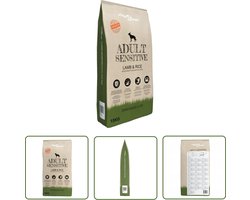 vidaXL Hondenvoer Drogen - Premium Hondenvoer - Premium hondenvoer droog Adult Sensitive Lamb & Rice 15kg - Hondenvoer Voor Volwassenen - Hondenvoer Voor Allergische Honden - Hondenvoer Voor Gevoelige Maag