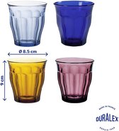 Picardie Tumbler 25cl Set4 - Assorti Amber - Plum - Marine - Saphir