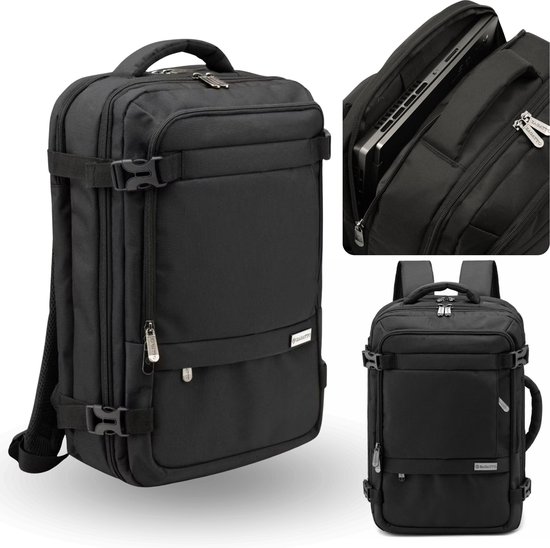 Zagatto Zwarte Hondendraagtas - Reistas Voor Je Hond 44x31x23 Cm