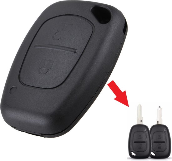 Blauwe sleutelbehuizing voor Citroën Jumper 3