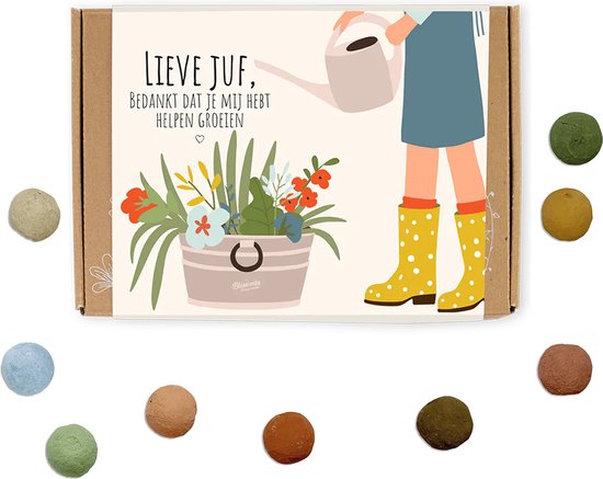 Coffret cadeau Blossombs flower bombs cher professeur - 7 pièces