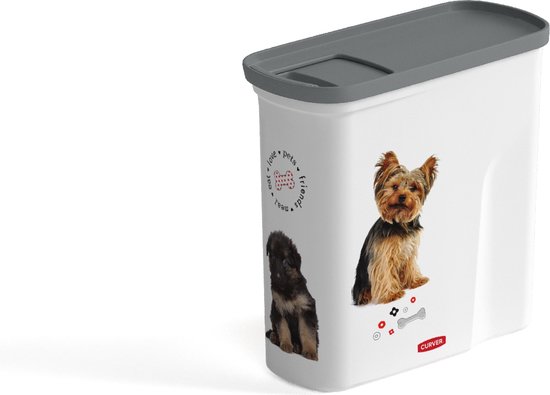 Geyecete Set van 2 containers voor hondenvoer, voedseldoos