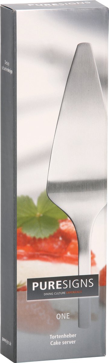 Puresigns One taartschep 23,5 cm rvs mat