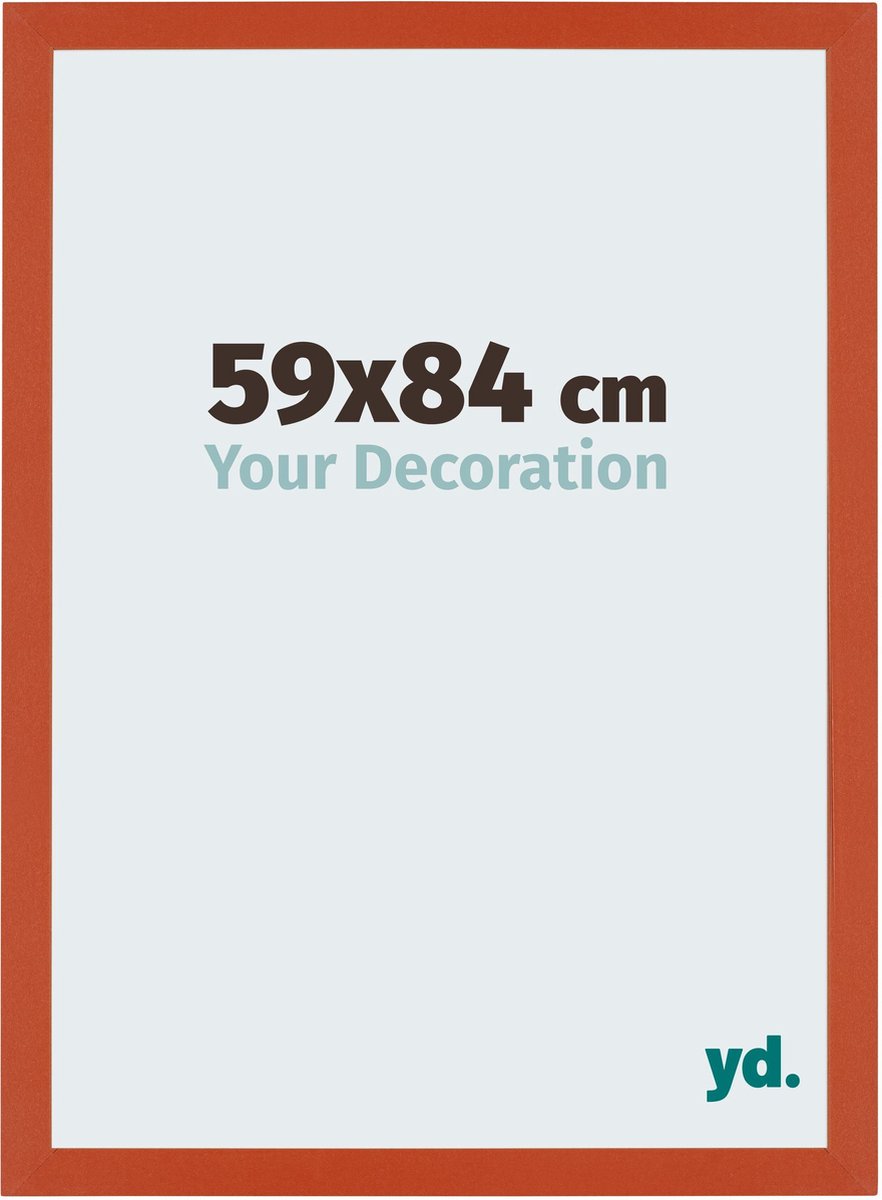 yd. Your Decoration - Fotolijst 59x84 cm - MDF - Oranje - Mura