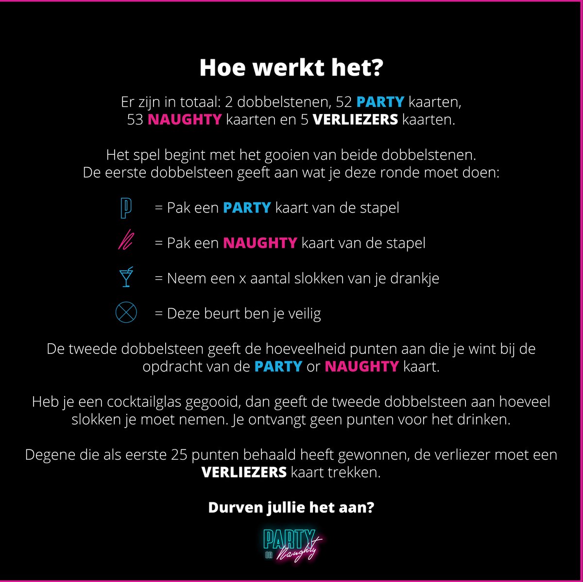 Party or Naughty - Het ultieme Drankspel met 100 Kaarten | Hilarisch & Intiem Kaartspel | Dobbelspel & Drinking Game — afbeelding 2