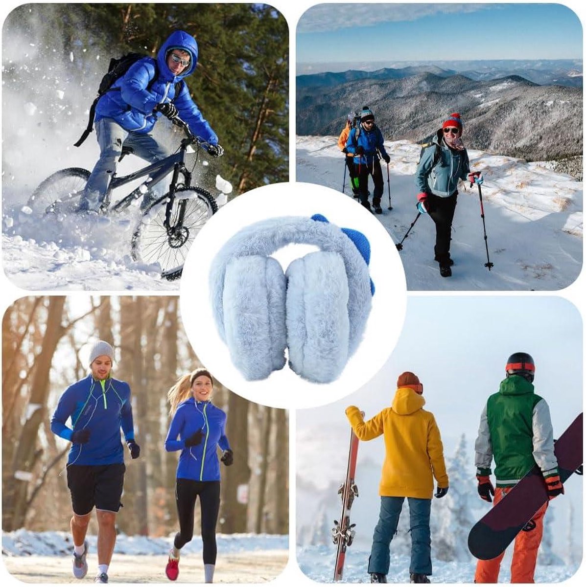 Cache-oreilles En Peluche Pour Filles Et Garçons - Motif