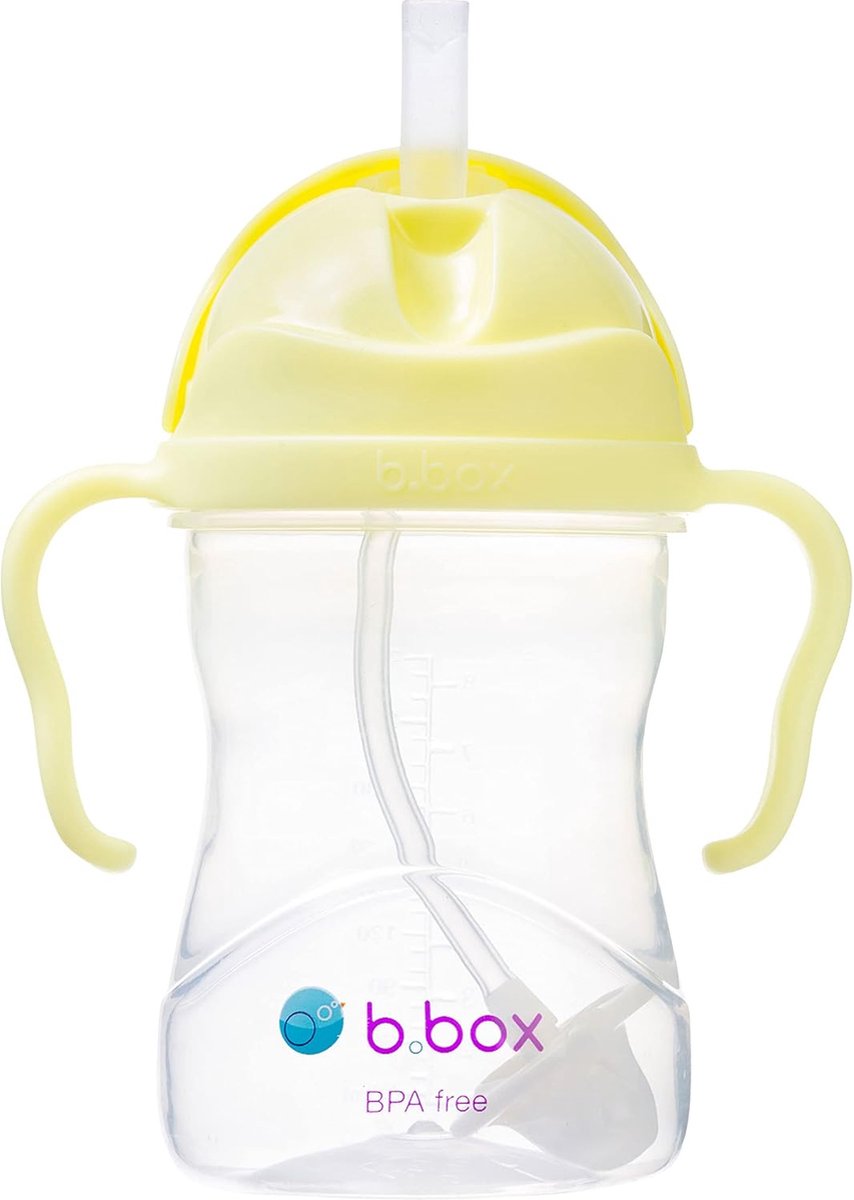 Goedkoopste b.box Drinkbeker | Drink Vanuit Elke Hoek | Klapdeksel, Verzwaard Rietje, Lekvrij en Eenvoudige Grip | BPA-vrij, Vaatwasserbestendig | Vanaf 6 Maanden | 240 ml