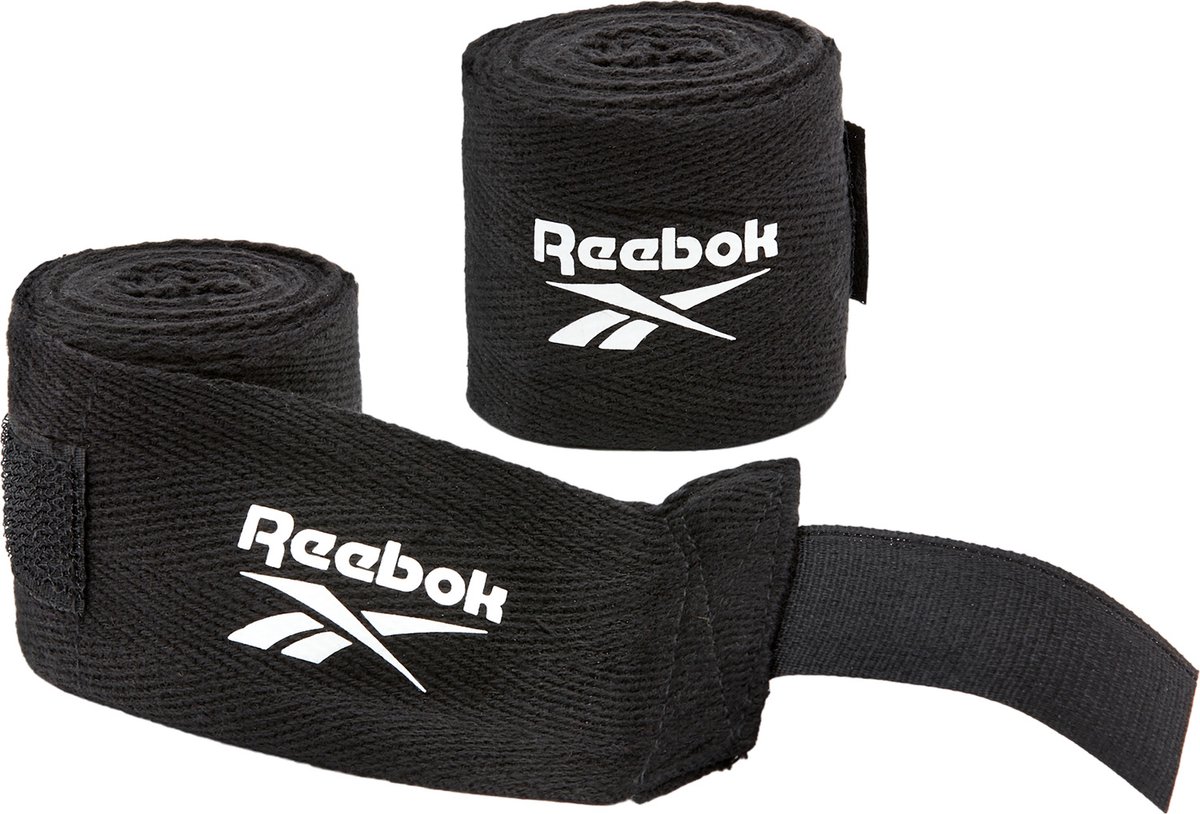 Reebok hand wraps 250 cm Zwart
