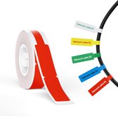 Niimbot - Labels/Etiketten B18 - 12,5x109 Kabel - 60 vellen - Rood - Thermal Transfer