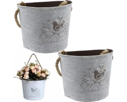 Plantenpot ophangen - 2 stuks - Hangpot - ijzeren kunst - muur hangen - Hangende Bloempot Plantenpot - halve cirkel - voor boerenerf Tuin Succulente kruiden Plantenpot ophangen - 2 stuks - Hangpot - ijzeren kunst - muur hangen - Hangende Bloempot Plantenpot - halve cirkel - voor boerenerf Tuin Succulente kruiden