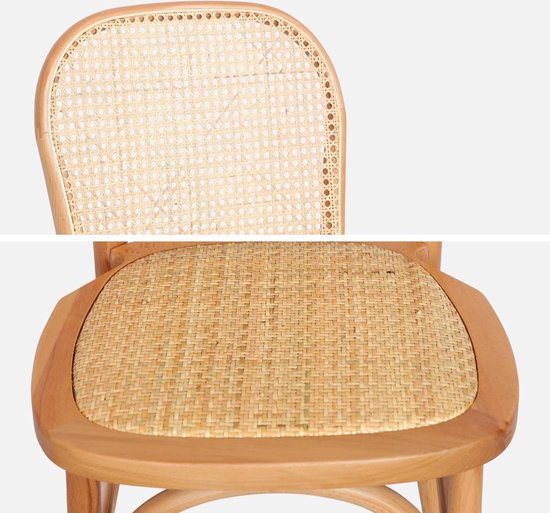 Set van 2 tuinstoelen, hoge klapstoelen met voetensteun,inklapbare