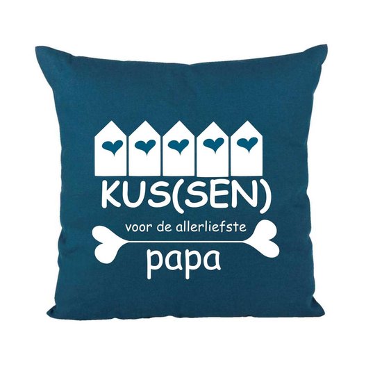 Kussen - Voor de liefste papa - Cadeau vaderdag - Woonaccessoires | bol