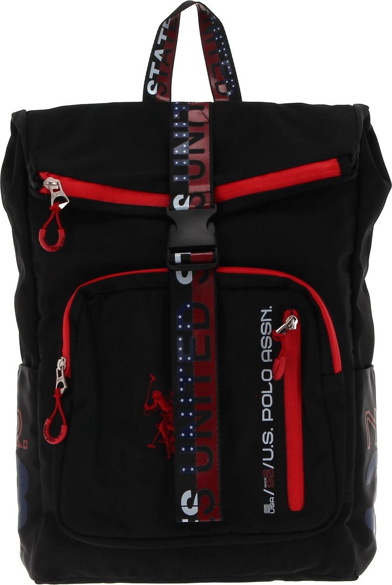 U.S. POLO ASSN. Vrije tijd rugzak Rugzak met laptopvak Bozeman Backpack with Flap Black Zwart