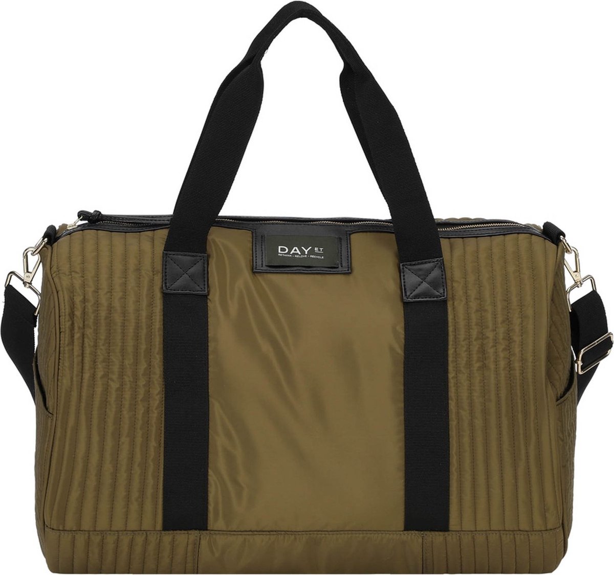 DAY ET Reistas Schoudertas Gweneth Quilt Weekend Bag Military Olive Groene