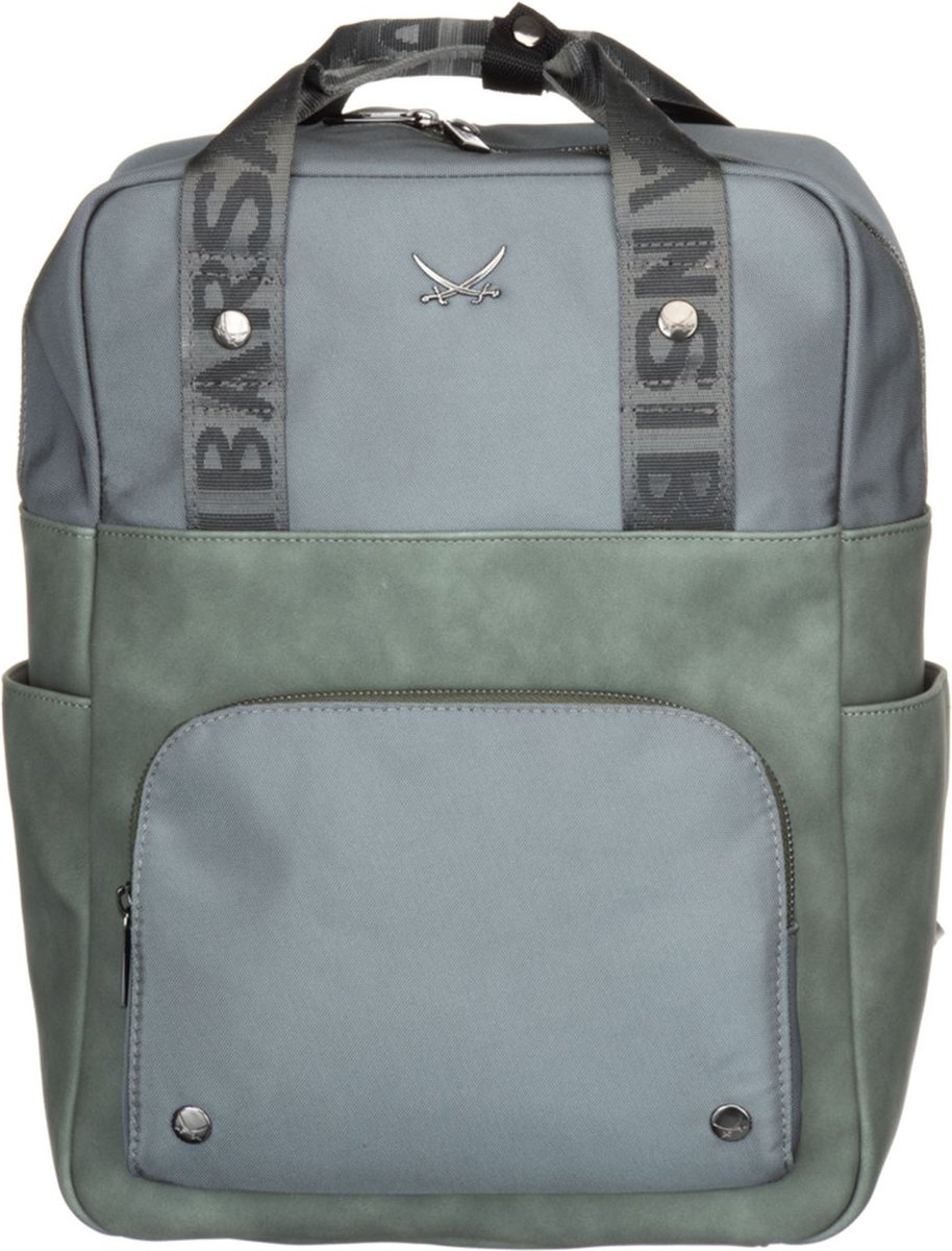Sansibar Vrije tijd rugzak Rugzak met laptopvak Backpack Olive Groen
