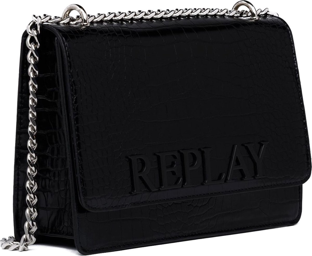 REPLAY Schoudertas Crossbody Bag Black Zwart