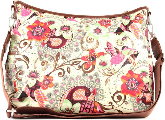 Sac Bandoulière Oilily Femme Tate Tote Hippy Teddy Dusty Rose