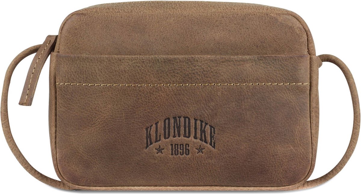 KLONDIKE 1896 Schoudertas Avondtas Yukon Maya Shoulderbag Mid Brown Bruine