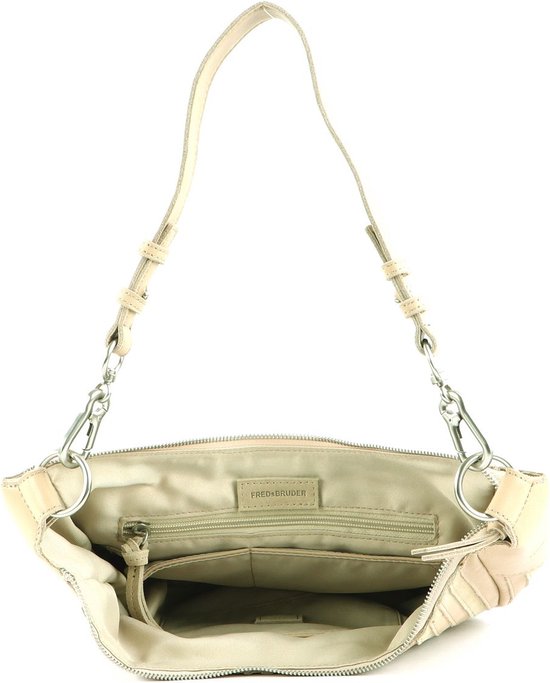 FREDsBRUDER Cuir Sac à épaule bandoulière Sac à épaule Ravi Shoulderbag Beige