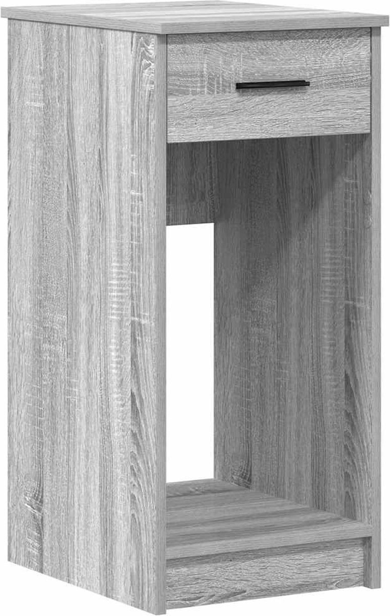 VidaXL Support Tour PC Chêne Sonoma Avec Tiroir 35x45x77 Cm - Rangement Ordinateur Bureau