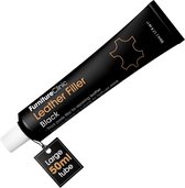 Leer Reparatie Vuller Zwart – Furniture Clinic – Leer Plamuur voor Scheuren, Gaten & Krassen – Schuurbaar – 50ml – Heavy Filler Zwart