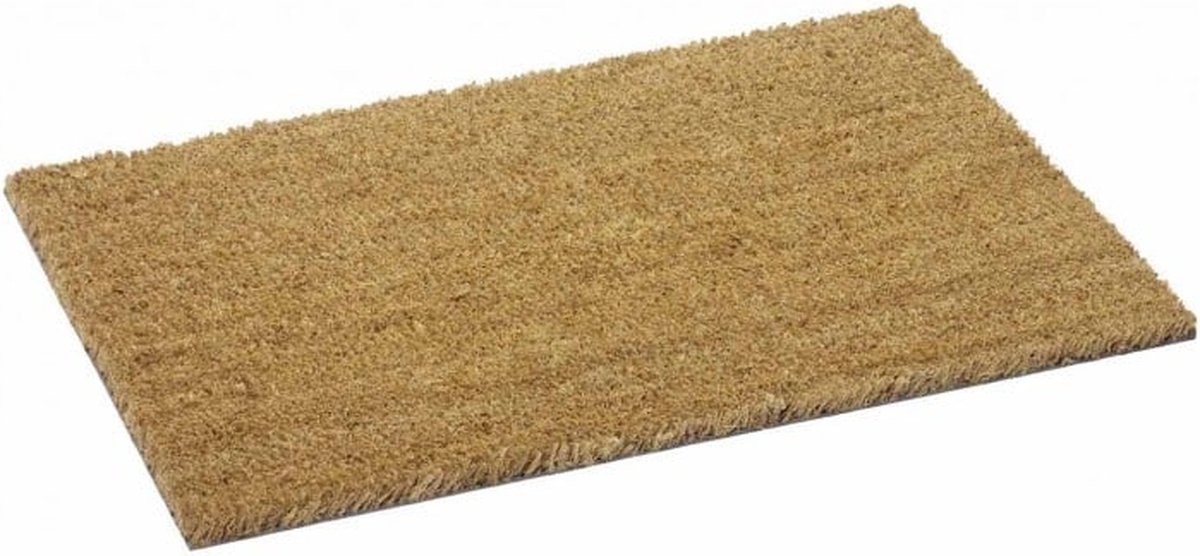 Kokosmat - 50x80 cm - naturel - hoog 17 mm - borstelwerking