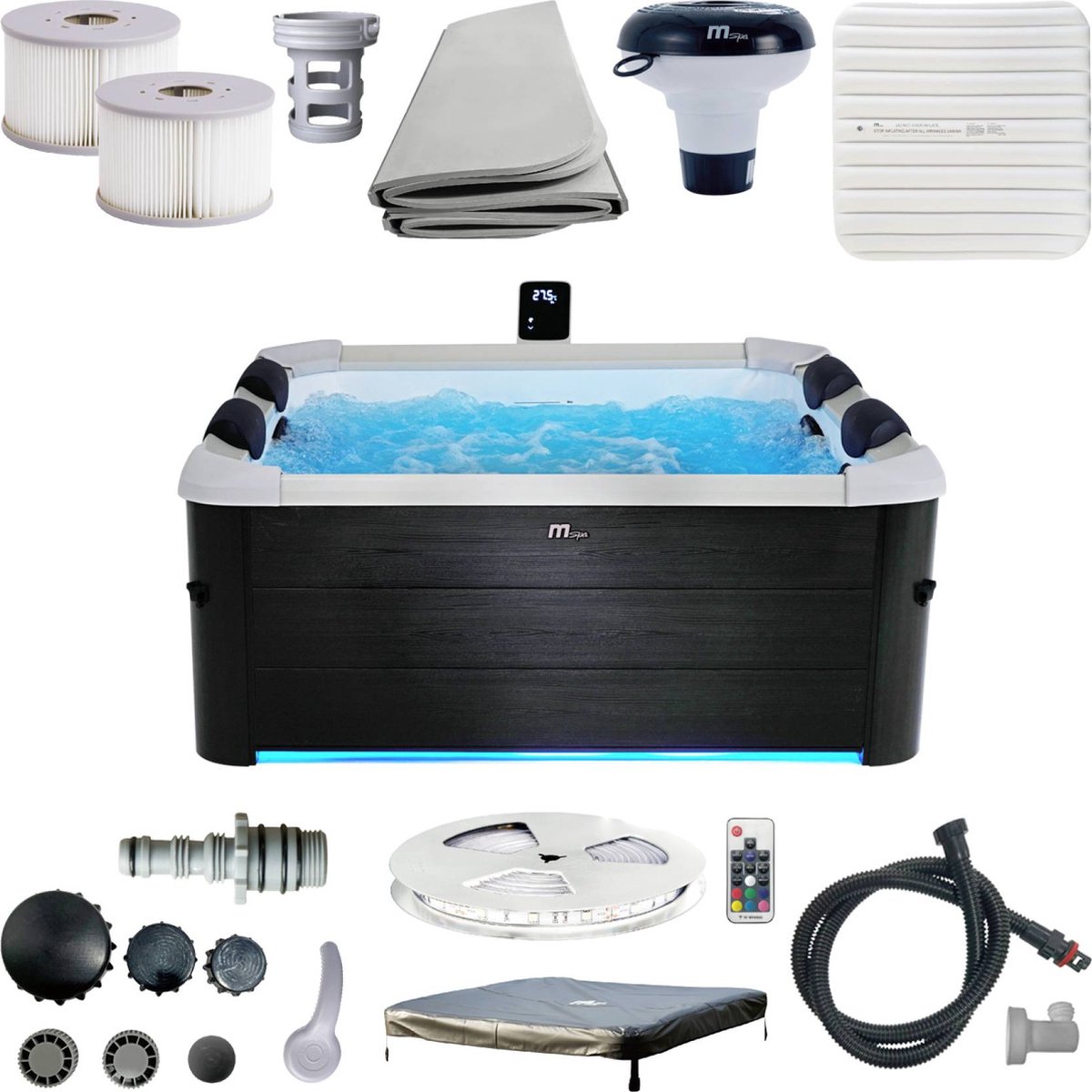 MSPA - Oslo - Spa oslo - 6 personen, 4 hydromassagekussens - afbeelding 2