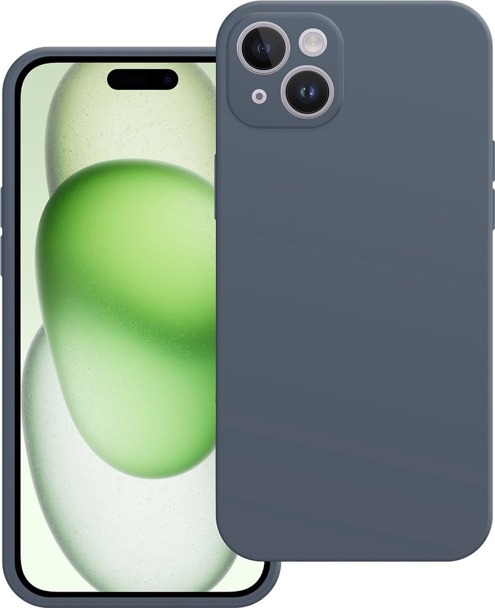 Cazy hoesje geschikt voor iPhone 15 Plus Hoesje - Color Backcover - Blauw