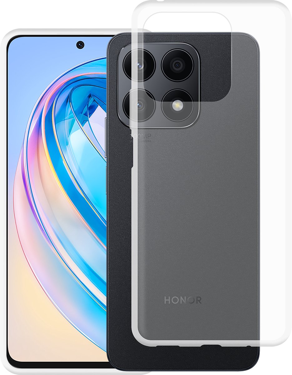 Cazy hoesje geschikt voor Honor X8a Hoesje Siliconen - Flexibele Case - Transparant