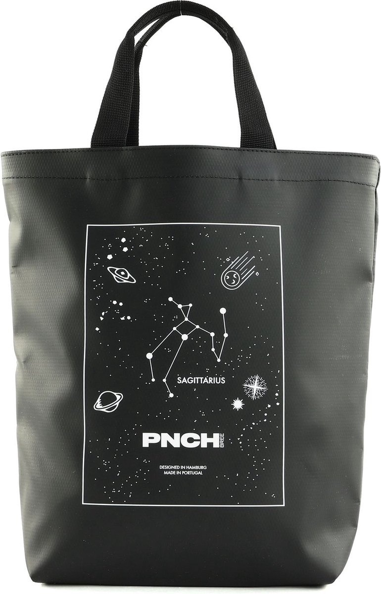 BREE Shopper Punch Star Bag Sagittarius Zwart
