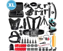 YONO Accessoires Set XL 70in1 geschikt voor GoPro Hero 13 12 11 10 - DJI Osmo - Insta360 - Chest Mount - Stick - Tas - Hoofdband YONO Accessoires Set XL 70in1 geschikt voor GoPro Hero 13 12 11 10 - DJI Osmo - Insta360 - Chest Mount - Stick - Tas - Hoofdband