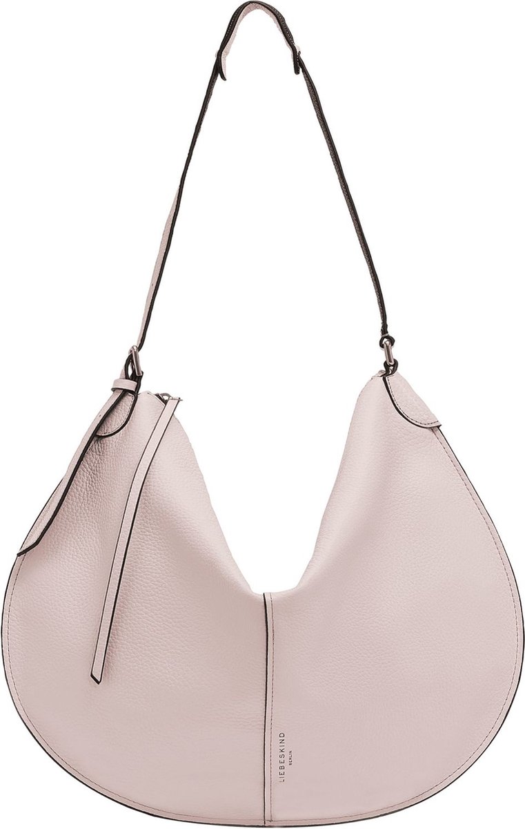 LIEBESKIND BERLIN Leren Schoudertas Heavy Pebble Naomi Hobo Blushed Rose Roze
