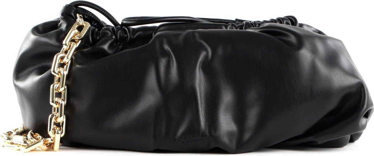 SEIDENFELT MANUFAKTUR Schoudertas Handtas Mysen Black Zwart