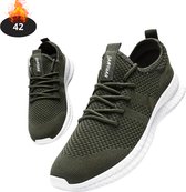 Livano Schoenen Heren - Sneakers - Comfortabel - Sportief - Casual - Volwassen - Lichtbruin - Maat 42