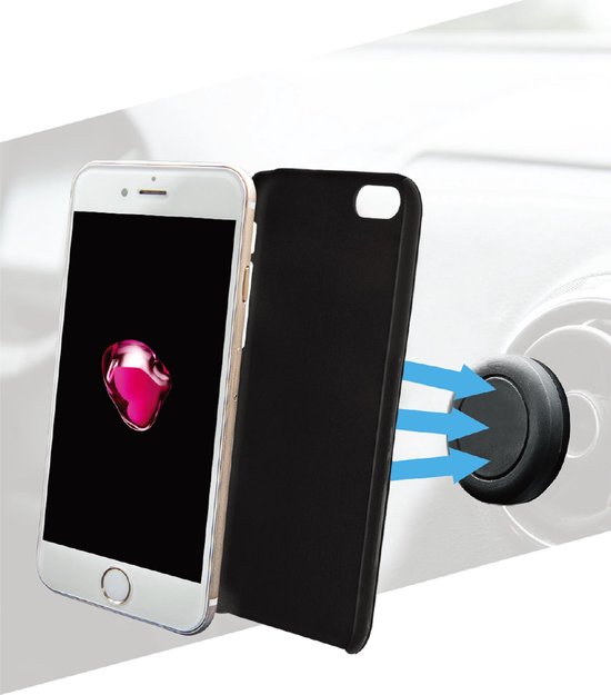 levering aan huis erectie Uitscheiden Azuri magnetische backcover met magnetische autohouder - Voor Apple iPhone  7 en Apple... | bol.com