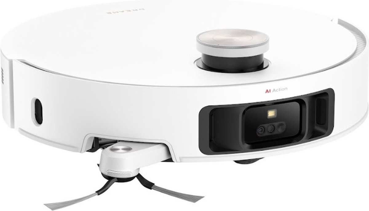 Afbeelding 2 van Dreame X50 Ultra Complete - Robotstofzuiger met dweilfunctie - Geschikt voor huisdierharen - Complete Accessoires kit - Eenvoudig schoonmaken van laag meubilair - Wit