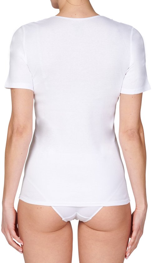 Toker Ladies Shirt dentelle, manches courtes 206/1 - 50 - Zwart