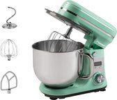 Bol.com Bestron Keukenmachine Super Stille (65dB) 4-in-1 Keukenmachine met DC-motor 6 liter mengkom incl. deeghaak garde en klop... aanbieding