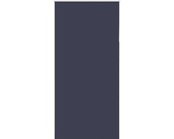 vidaXL - Rolgordijn - verduisterend - 115x210 - cm - stofbreedte - 110,7 - cm - blauw