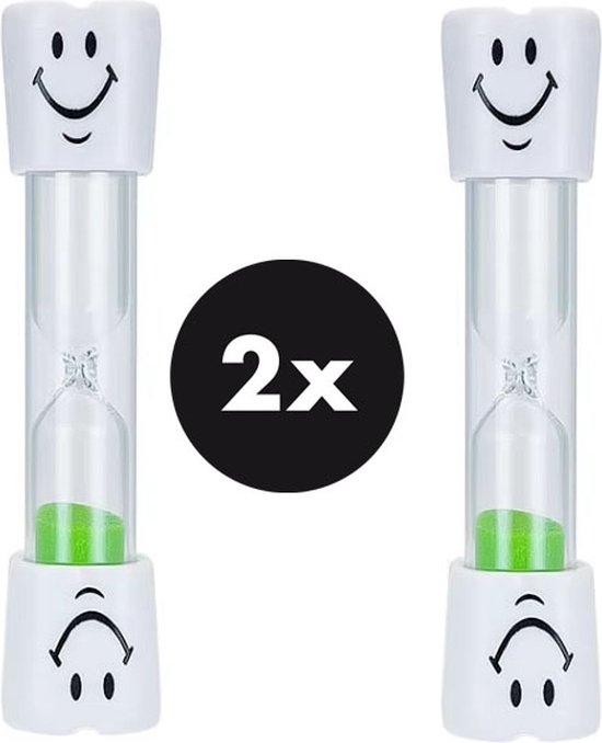 Foto: Actie4you zandlopers 3 minuten badkamer douche timer spelletjes timer 2 stuks groen