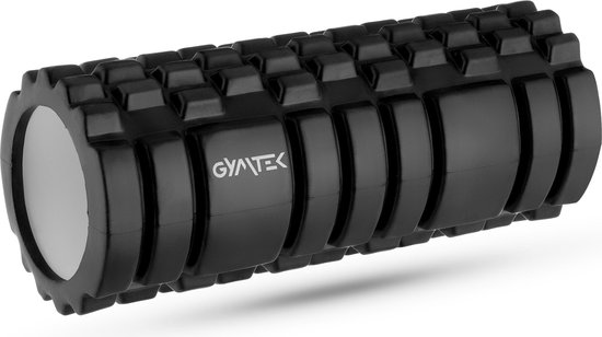 Gymtek® Foam Roller, Massage Roller, Fitness Roller, Foamroller - Rugmassage, Volledige Lichaamsmassage - Yoga, Pilates, Workout roller - 33x14cm