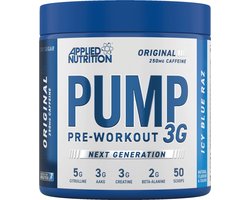 Applied Nutrition Pump 3G Pre-Workout (Icy Blue Raz - 375 gram)
